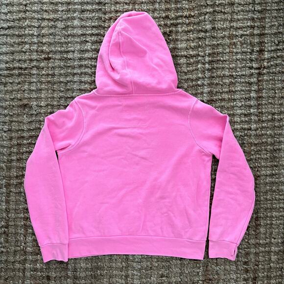 Aviator Nation Ninja Hoodie Pink Size L Unisex Zip Pocket Pullover Made in USA - Picture 2 of 9